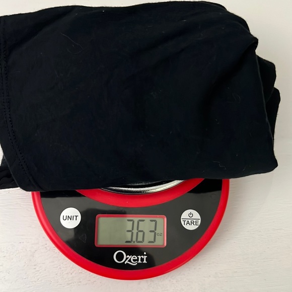 AX Armani Exchange Short Sleeve Top Tee with a beaded pocket Sz. S Sheer Back - Picture 9 of 9